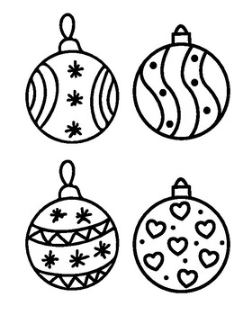 Ornaments to Color by Meaningful Mathematics with Mrs Russell | TPT