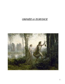 Preview of Orphée et Eurydice