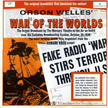 Preview of Orson Welles' War of the Worlds Listening Comprehension