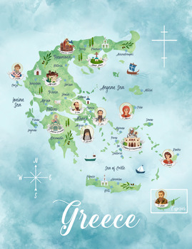Preview of Orthodox Map of Greece