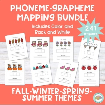 Preview of Orthographic Mapping ALL SEASONS Bundle