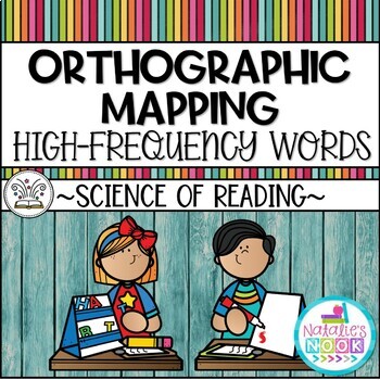 Preview of Orthographic Mapping High-Frequency Words | Heart Words