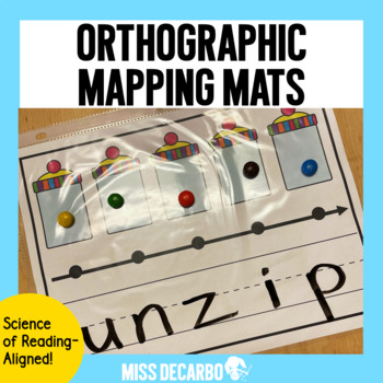 Preview of Orthographic Mapping Mats - Sound Spelling Mats - Science of Reading Aligned