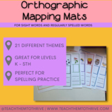 Orthographic Mapping Mats for Sight Words and Regularly Sp