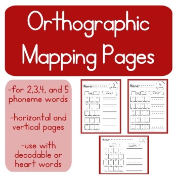 Preview of Orthographic Mapping Pages