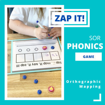 Preview of Orthographic Mapping activity - Science of Reading - ZAP it Phonics Game!