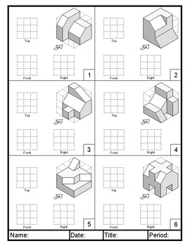 orthographic projection exercises with answers