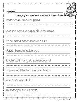Spanish Spelling Words / t y d Ortografía de palabras by La Maestra Feliz