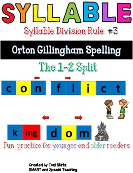 Preview of Syllable Division Rule #3  VC/CCV  Level 4-7
