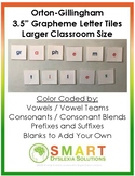 Orton-Gillingham 3.5" Grapheme Letter Tiles for Spelling (