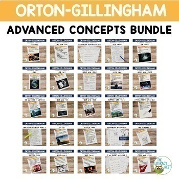 Preview of Orton-Gillingham Activities BUNDLE for older students
