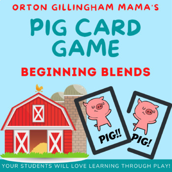 Preview of Reading Game - Beginning Blends - PIG Phonics Review Game