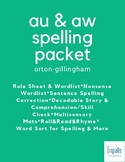 Orton-Gillingham Activities for the Spelling Generalizatio