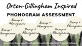 Orton Gillingham Assessment Bundle for Phoneme Groups 1-6
