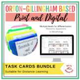 Science of Reading  Orton-Gillingham Print & Digital Task Boxes