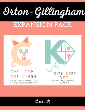 Preview of Orton Gillingham: C vs. K Expansion Pack