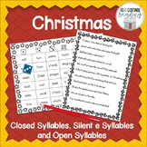 Orton Gillingham Christmas Phonics - Games - Worksheets - Reading