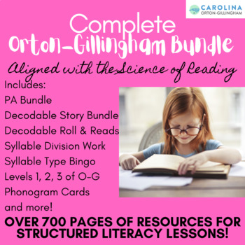Preview of Orton-Gillingham: Complete Bundle, 700+ Pages! ($200 value)
