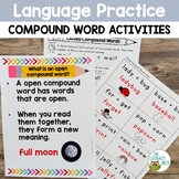 Orton-Gillingham Compound Word Activities