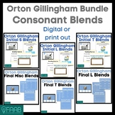 Orton Gillingham- Consonant Initial and Final Blends Bundl