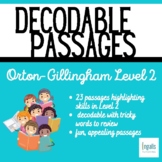 Orton-Gillingham Based Decodable Passages Level 2 (1 of 3 