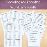 Bundle Decodable Sentences and Word Lists | Dictation Lists