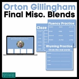 Orton Gillingham Final Blends-Misc- Perfect for Older Students