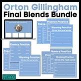Orton Gillingham Final Consonant Blends Bundle- Perfect fo