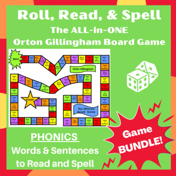 Preview of The Ultimate Reading Game: Orton Gillingham Phonics Game of Reading & Spelling