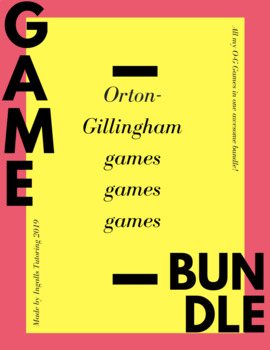 Preview of Science of Reading - Orton-Gillingham - Game & Activity Bundle
