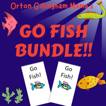 Preview of Orton Gillingham Phonics Reading Games - Go Fish Bundle