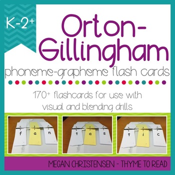 Preview of Orton-Gillingham 3x5 Phoneme Grapheme Card Pack