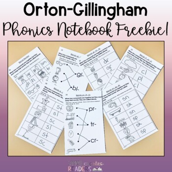 Preview of Orton-Gillingham Interactive Notebook Freebie!