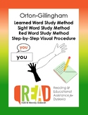 Orton-Gillingham Learned (AKA Sight or Red) Word Study Met