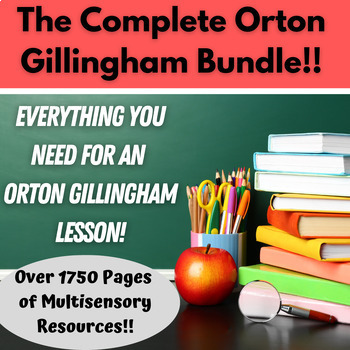 Preview of Orton Gillingham Lesson Plans, Scope and Sequence, & Decodable Passages Bundle