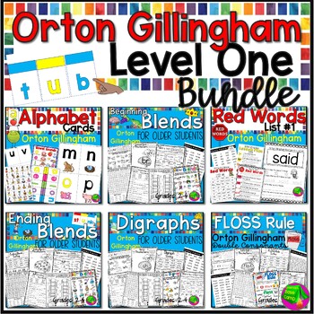 Preview of Orton Gillingham Level 1 Bundle