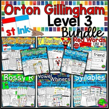 Preview of Orton Gillingham Level 3 Bundle