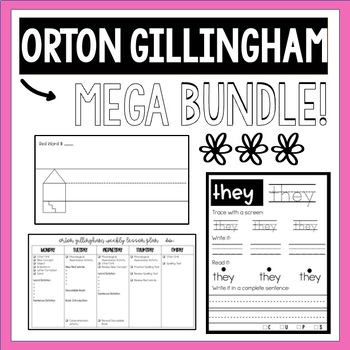 Preview of Orton Gillingham MEGA BUNDLE