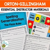 Orton-Gillingham Materials For Lesson Planning and Organization