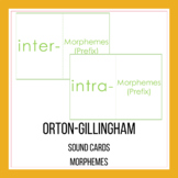 Orton-Gillingham Morpheme Cards Printable