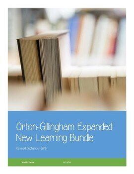 Preview of Orton-Gillingham Structured Literacy Expanded New Learning Bundle
