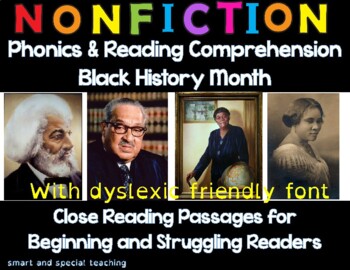 Preview of Science of Reading Nonfiction Informational Black History Month