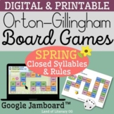 Orton-Gillingham PDF & Digital Board Games: Spring Theme, 