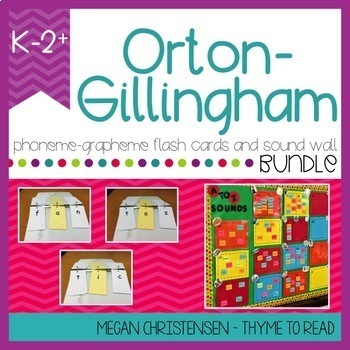 Preview of Orton Gillingham Phoneme Grapheme Bundle