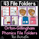 Orton-Gillingham Phonics File Folders:The Bundle 45 File f