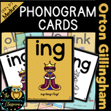 Orton Gillingham Phonogram Cards (medium size)