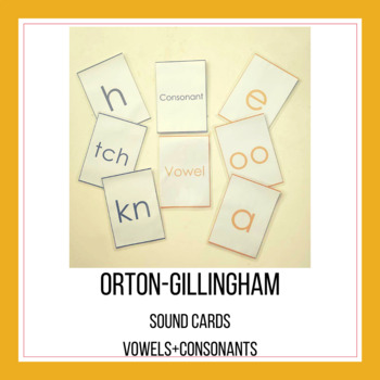 Preview of Orton-Gillingham Phonogram Sound Cards Phonemes