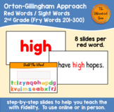 Orton-Gillingham Red Words (Fry) for 2nd Grade - Google Slides