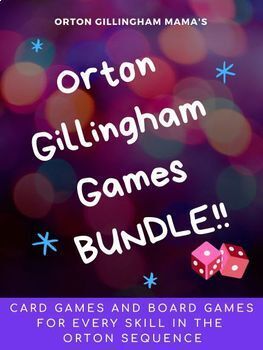 Preview of Orton Gillingham + Science of Reading Games Bundle- 60 Phonics Games 