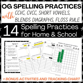 Preview of Orton Gillingham (Science of Reading) Spelling Practices - Set 2